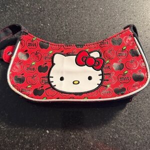 Hello Kitty Red and Black Apple purse
